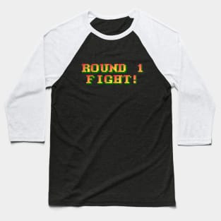 Street Fighter - Round 1 One Fight! Baseball T-Shirt